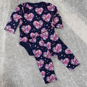 babyGap Baby Girl Onsie w/Leggins Set